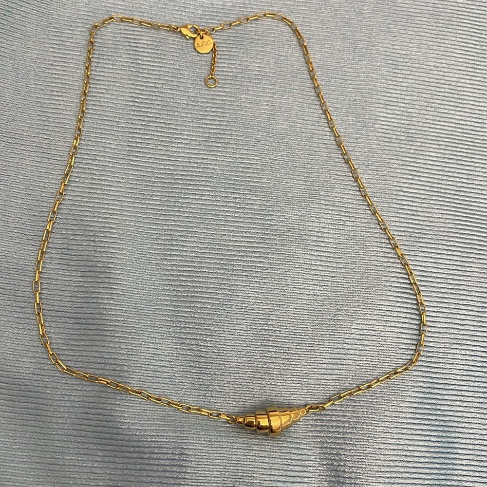 APC jewlery set- necklace, bracelet, and earrings. Gold - Picture 4 of 4